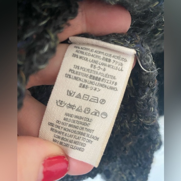 Free People oversized knit Dylan tweedy sweater - Picture 5 of 5